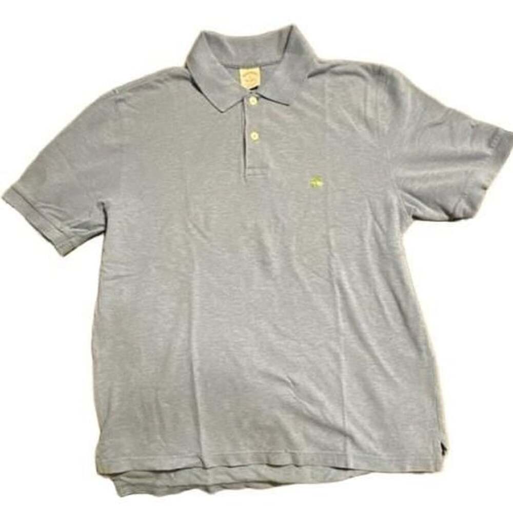 Brooks Brothers Performance Polo Size M Blue Cotton Short Sleeve